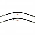A-partrix 2pcs Front Brake Line Hoses Hydraulic Fits Bmw 318i 1992-1998 318is 1992-1997 318ti 1995-1999 323ci 2000-2000 323i