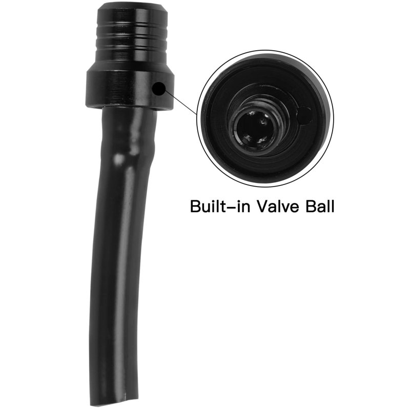 Grehua 7pcs Black Fuel Tank Gas Cap Hose Breather Vent For 50cc 90cc 125cc Tw200 Drz400s Vitacci Yz125 420rancher Kx Wr Xt Crf