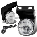 94-02 Dodge Ram Br Be Pair Of Bumper Driving Fog Lights Switch Clear Lens 