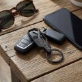 Jeep 4xe Laser-etched Topographic Black Carabiner Style Snap Hook Metal Key Chain Official Licensed 