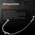 A-premium A C Discharge Line Hose Assembly Compatible With Kenworth 548ch C540 C500 C550 K100 K100e K130 K150 K200 K220 K270