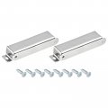 2 Set Magnetic Door Catch Stainless Steel Cabinet Catches 3 74 Closet Latch For Home Kitchen Cupboard Furniture Doors Silver 