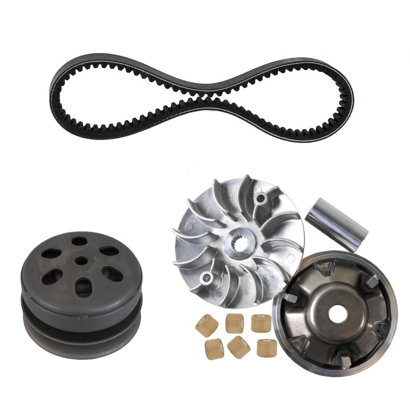 Zxtdr Clutch Assembly Variator Belt Kit For Gy6 125 150cc Scooter Atv Go Kart Taotao
