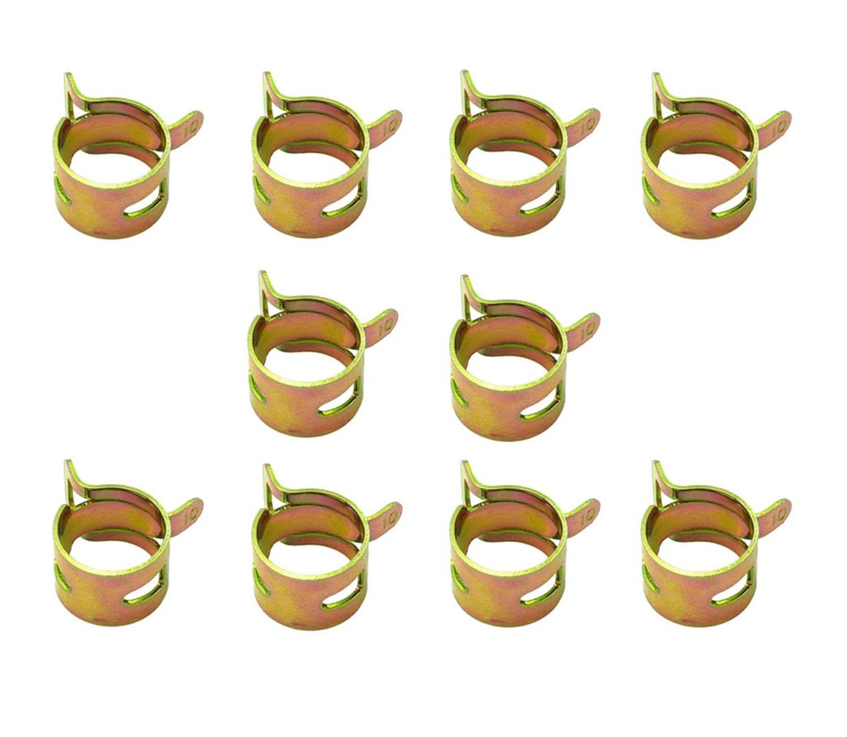 10 Pack Universal Heavy Duty Fuel Line Spring Clips Hose Clamp For 5 In 16 7 Inner Diameter Sm-07049x10