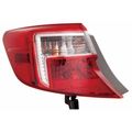 Left Tail Light Assembly For 2012 2014 Toyota Camry Driver Side Red Led Lamp With Bulbs Part Number 11-6412-00 