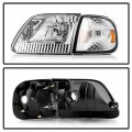 Acanii For 4pc 1997-2003 Ford F150 Expedition Headlights Corner Signal Lamps Driver Passenger Side