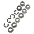 Keenso Door Hinge Pin Bushing Repair Kit Replacement For S10 Pickup S15 1995 2004 With Premium Iron Material