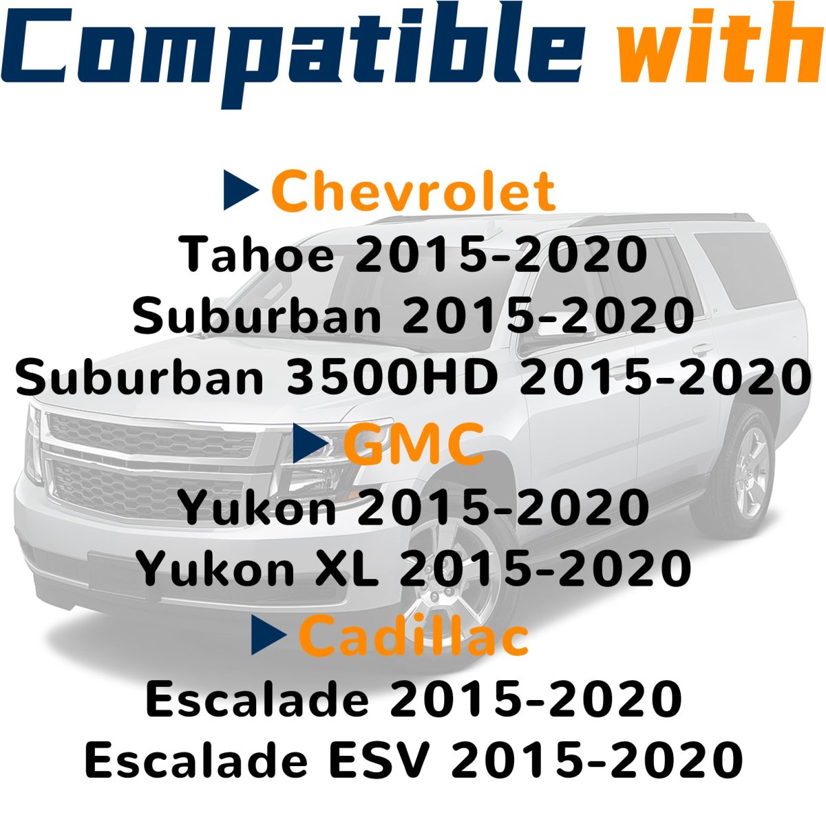 Door Pillar Trim Molding Window Cover Fit For Cadillac Escalade Esv Chevrolet Suburban 3500hd Chevy Tahoe Gmc Yukon Xl 2015