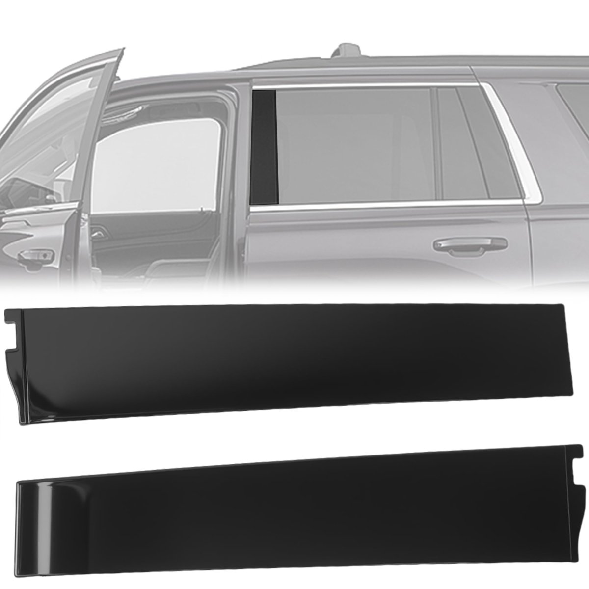 Door Pillar Trim Molding Window Cover Fit For Cadillac Escalade Esv Chevrolet Suburban 3500hd Chevy Tahoe Gmc Yukon Xl 2015