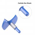Uxcell Forstner Drill Bits 90mm Tungsten Carbide Wood Hole Saw Auger Opener Woodworking Hinge Drilling Boring Bit Cutter Blue