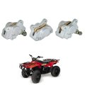 Munirater Front Rear Brake Calipers With Pads Replacement For Atv 250 300 375 400 454 500 0402-011 0402-010 