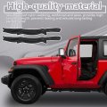 2x Door Limiting Straps Fit For Jeep Wrangler Jk Jku 2007-2017 Adjustable Nylon Webbing With Reinforced Stitching Control