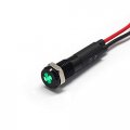 Alpinetech Plb8ms 8mm 5 16 12v Led Metal Signal Indicator Pilot Dash Light Black Bezel With Symbols Fan 