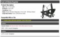 Front Left Driver Side Window Regulator Compatible With 2007-2016 Lincoln Navigator With White Motor Housing