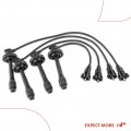 A-premium Ignition Spark Plug Wires Set Of 4 Compatible With Chevrolet Prizm 1998-1999 L4 1 8l