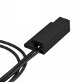 Uxcell Wired Door Contact Window Sensor Nc Surface Mount Magnetic Reed Switch Black 3 Pcs