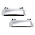 Exterior Door Handles For 2001 Mazda B2500 Front Driver And Passenger Side Pair Chrome Finish Se Sx Model Replaces 