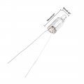 Uxcell 100pcs F6 6x16mm Bright Red Light Neon Bulb Indicator Lamp
