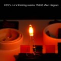 Uxcell 100pcs F6 6x16mm Bright Red Light Neon Bulb Indicator Lamp