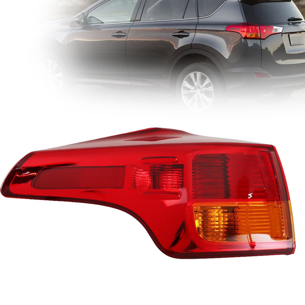 Brake Lamp Tail Light Replacement For 2013 2014 2015 Rav4 Rear Taillight Left Driver Side 81560-0r030 81561-42161