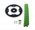 Green O Ring Chain Sprocket Black For 1988-1989 Honda Trx250r 250r 14 39 92l