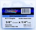 Nailpro A1114ss 20 Ga 1 4 Leg X 3 8 Crown Stainless Steel Fine Wire Staples 1000 Count 