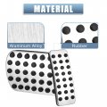 X Autohaux 2pcs Gas And Brake Pedals Pads Cover Anti-slip For Mercedes-benz Gle Gls Ml Gl 350 2013-2019 Stainless Steel Car