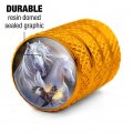 White Horses And Hawk Valve Stem Caps For Tire Rim Wheel Aluminum Yellow