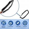 Yipmotiv Car Speedmeter Frame Cover For C8 Corvette 2020 2021 2022 2023 2024 Genuine Carbon Fiber Interior Dash Infortainment