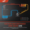 A-premium A C Suction And Discharge Line Hose Assembly Compatible With Dodge Ram Models 1500 2500 3500 Pickup 4000 Ramcharger