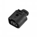 X Autohaux 1 Set Horn Connector Black With 2pcs Terminals And Waterproof Plug No 1j0973722 For Audi A6 2019-2020