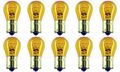Cec Industries 1295na Amber Bulbs 12 V 37 5 W Ba15s Base S-8 Shape Box Of 10 