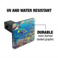 Ocean Coral Reef Angel Fish Garden Diving Tow Trailer Hitch Cover Plug Insert