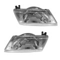 Headlight Assembly Set Of 2 Mechanics Choice For 1995-1998 Nissan Sentra 