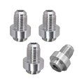 An3 Weld On Bung Aluminum Male Flare Weldable Fuel Tank Fitting Jic-3 An 3 8-24 Thread Hose Adapter Connector 4 