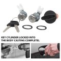 F67z-1022050 597638 C-42-195 707624c 703362 707624 Dl5885 Lc6177 Ignition Switch Cylinder Door Lock Replacement For 96-97 Ford