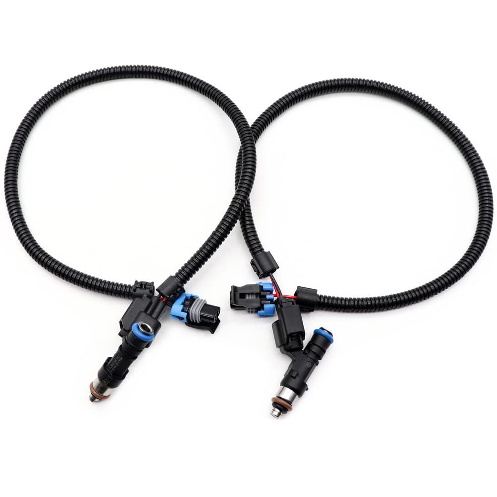 2pcs Fuel Injector Harness Set Fit For Polaris Ranger Xp Crew Rzr 800 2011-2017