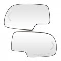 Ocpty Driver And Passenger Side Mirror Glass Smooth Heated Turn Signal Replacement For 2003-2006 Cadillac Escalade Esv