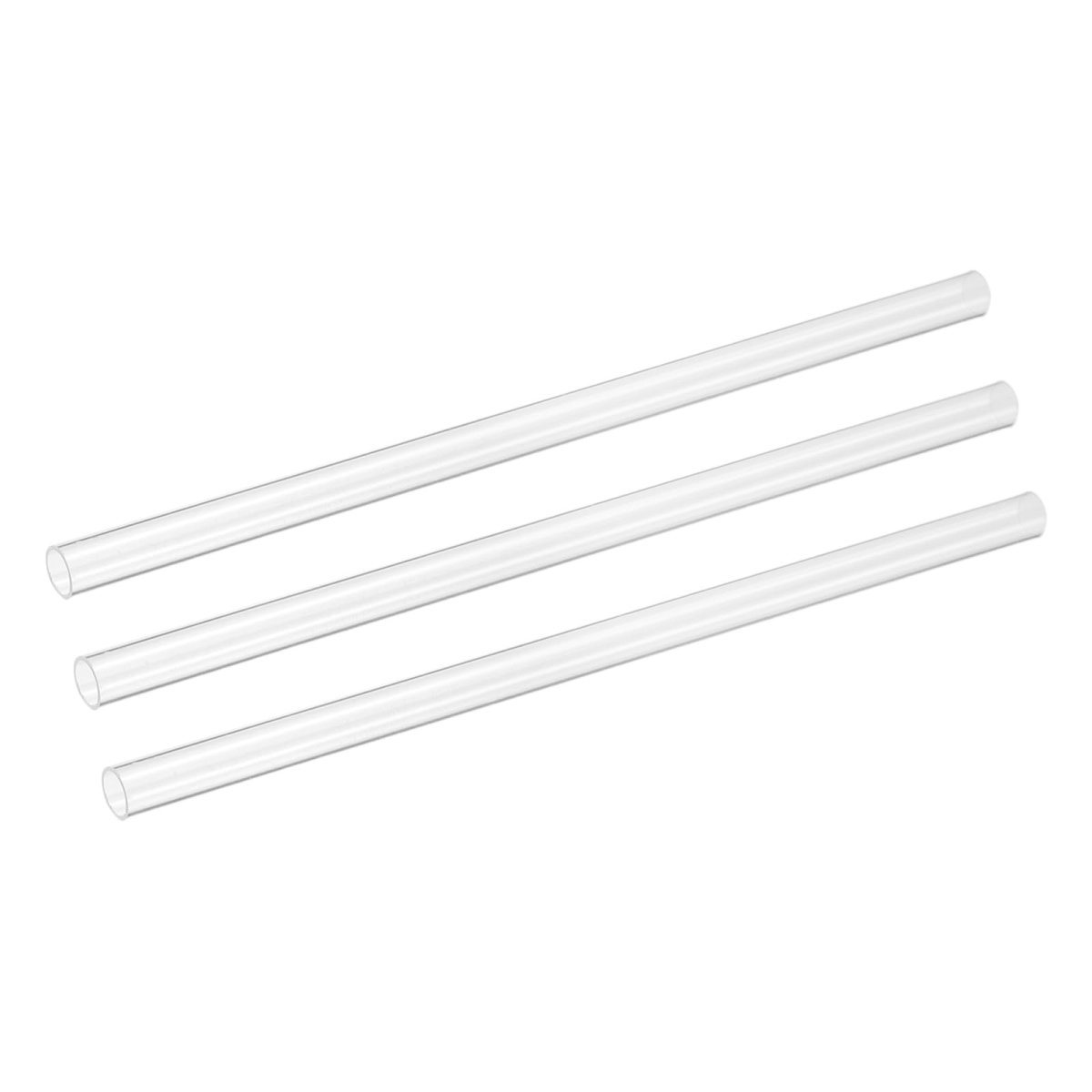3pcs Clear Rigid Acrylic Pipe 10mm 39 Id X 14mm 0 55 Od 12 Round Polycarbonate Tube Plastic Tubing For Plumbing Lighting