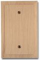 Amerelle 180b Traditional Wood Blank Wallplate Unfinished 