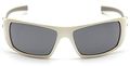 Pyramex Goliath Safety Eyewear White Frame Grey Lens