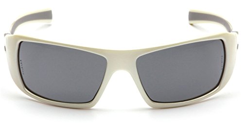 Pyramex Goliath Safety Eyewear White Frame Grey Lens