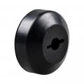 Astra Depot 6 X 2 Hawse Fairlead Aluminum 3500-5500lbs And Black Rubber Winch Rope Stopper For Off-road Atv Utv Truck 4x4