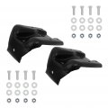 Aintier 2 Pcs High-strength Shackle Kit For 1999-2009 Ch-evrolet Silverado 1500 4 8l Black