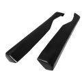 Ikon Motorsports Rear Aprons For 1999-2004 Ford Mustang Mda Style Unpainted Black Pu Polyurethane Bumper Lip Lower Side Spat 