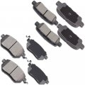 Aintier Automotive Replacement Brake Pads Front Rear Fit For Infiniti Fx35 2003-2005 For Fx45 Nissan Altima 2005-2006 Maxima