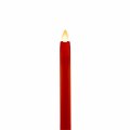 Ganz Red Led Resin Taper Set 2 Pc 