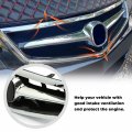 Ecotric Front Grille Bumper Compatible With 2006-2008 Honda Acura Tsx W O Emblem Replacement For Ac1200112 71121seca02za