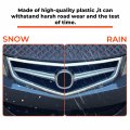 Ecotric Front Grille Bumper Compatible With 2006-2008 Honda Acura Tsx W O Emblem Replacement For Ac1200112 71121seca02za