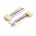 Uxcell Car Power Window Switch Socket 5 Pin Wiring Harness Plug Adapter Dc 12v 4pcs